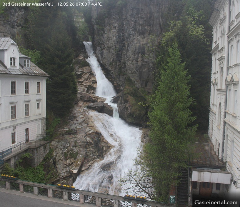 Archiv Foto Webcam Wasserfall in Bad Gastein