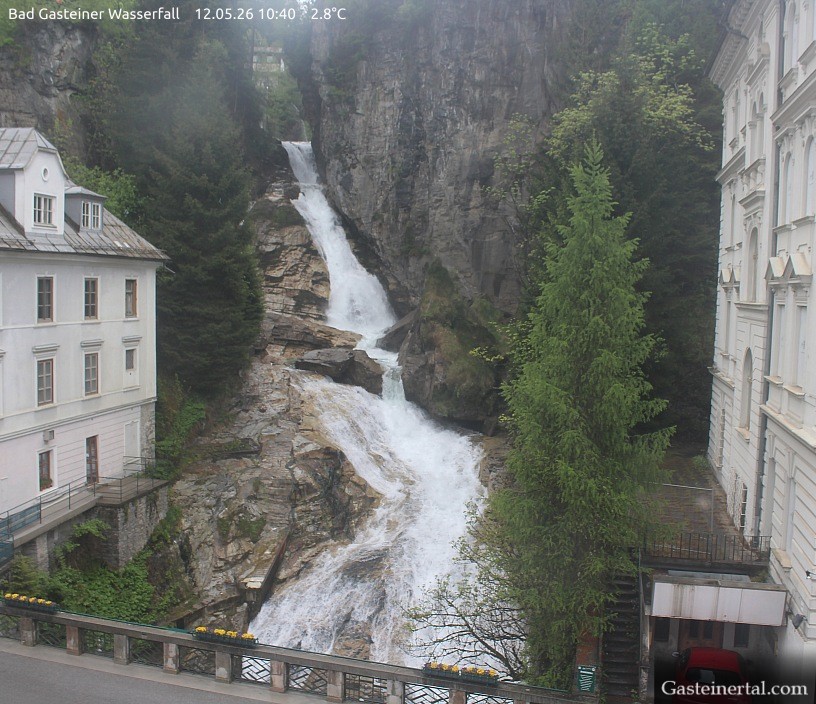 Archiv Foto Webcam Wasserfall in Bad Gastein