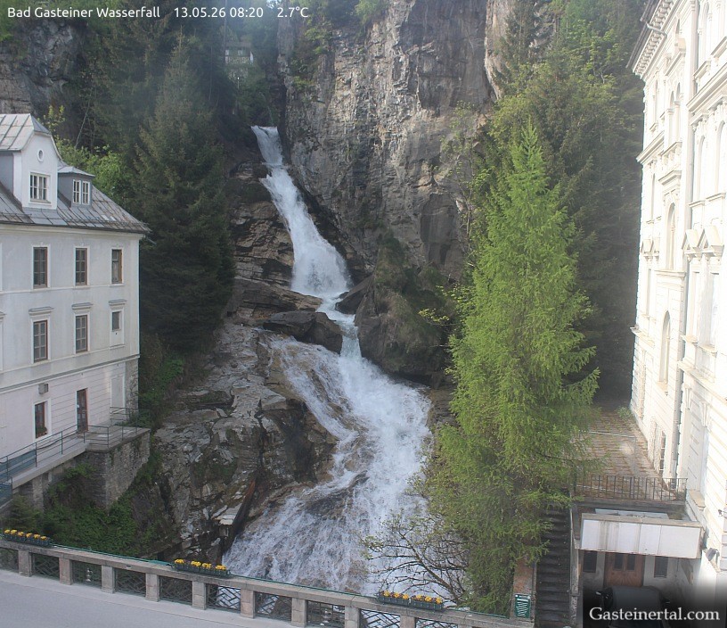 Archiv Foto Webcam Wasserfall in Bad Gastein