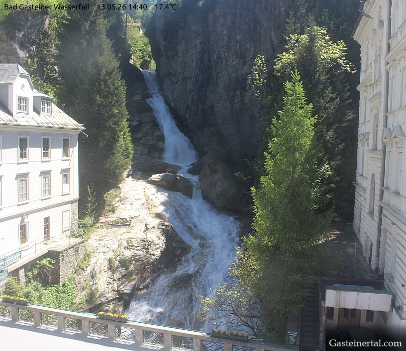 Archiv Foto Webcam Wasserfall in Bad Gastein