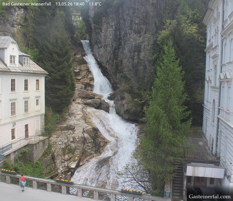 Archiv Foto Webcam Wasserfall in Bad Gastein