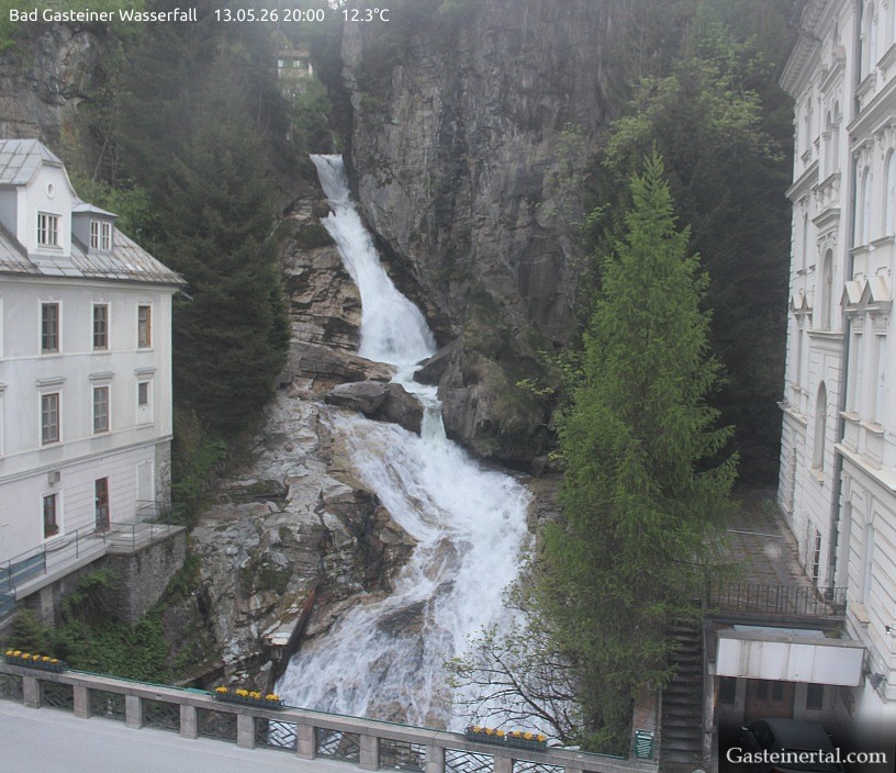 Archiv Foto Webcam Wasserfall in Bad Gastein