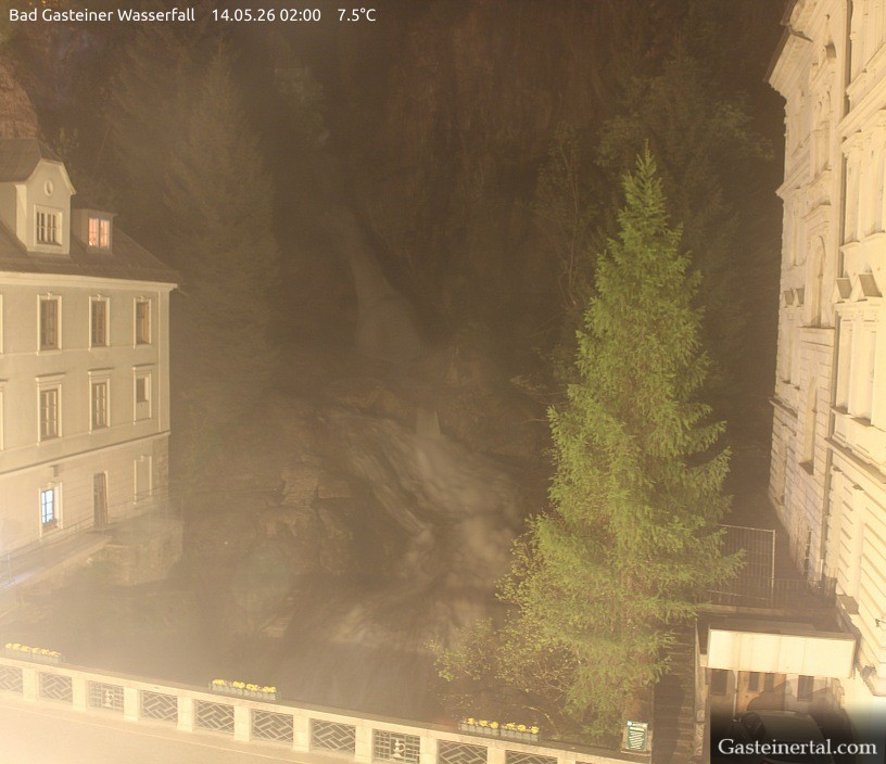 Archiv Foto Webcam Wasserfall in Bad Gastein