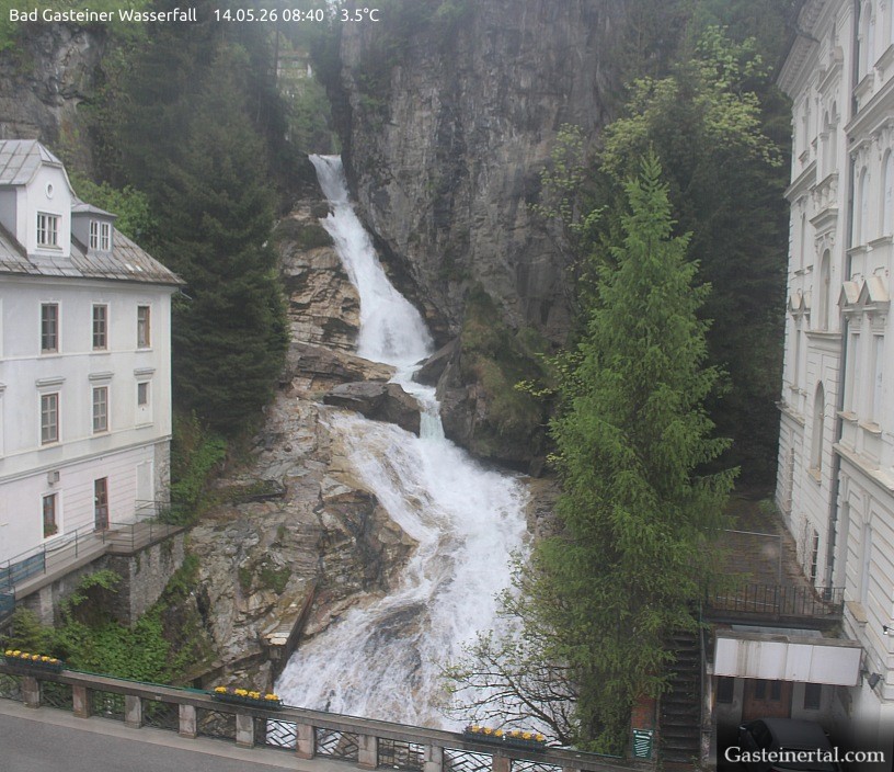 Archiv Foto Webcam Wasserfall in Bad Gastein