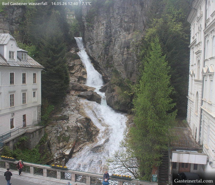 Archiv Foto Webcam Wasserfall in Bad Gastein