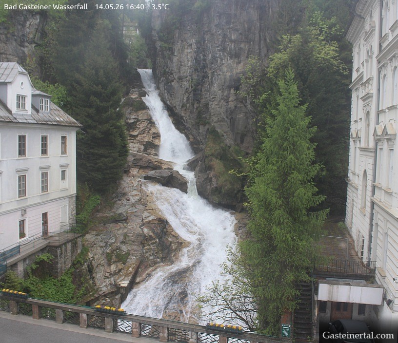 Archiv Foto Webcam Wasserfall in Bad Gastein