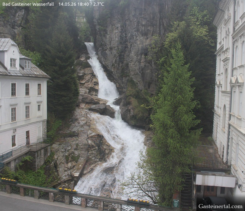 Archiv Foto Webcam Wasserfall in Bad Gastein