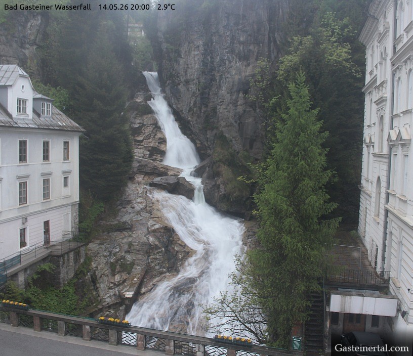 Archiv Foto Webcam Wasserfall in Bad Gastein