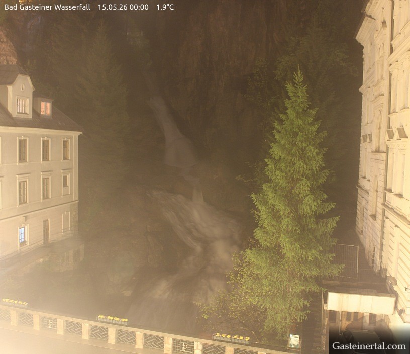 Archiv Foto Webcam Wasserfall in Bad Gastein
