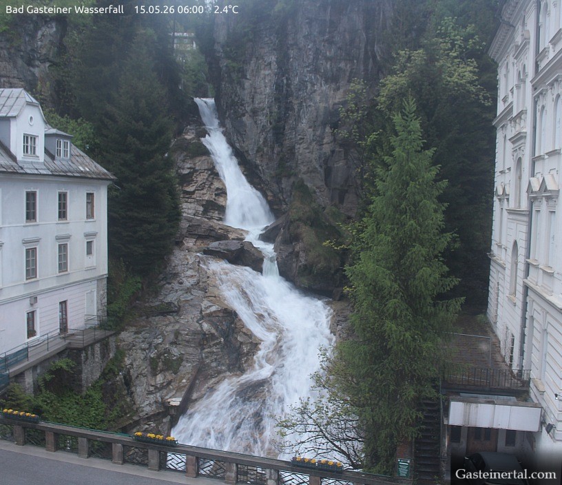 Archiv Foto Webcam Wasserfall in Bad Gastein
