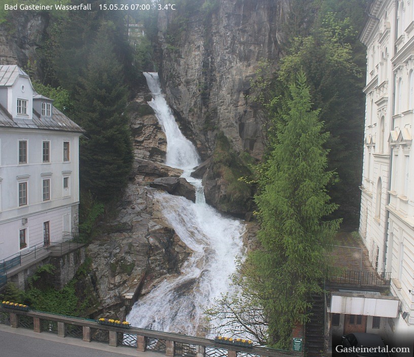 Archiv Foto Webcam Wasserfall in Bad Gastein