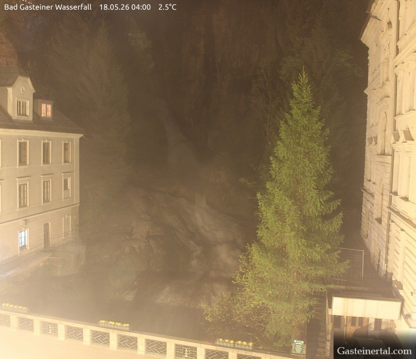 Archived image Webcam Waterfall in Bad Gastein