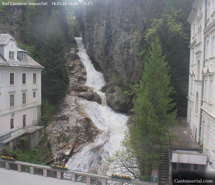 Archived image Webcam Waterfall in Bad Gastein