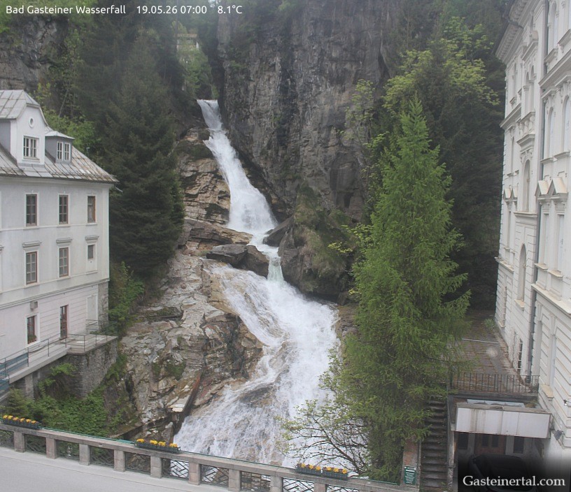Archiv Foto Webcam Wasserfall in Bad Gastein