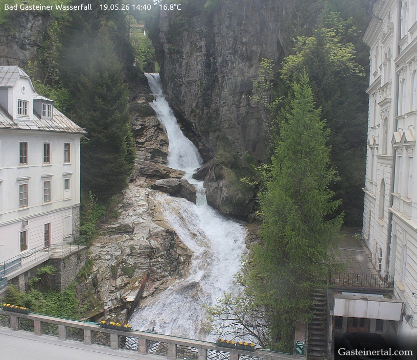 Archiv Foto Webcam Wasserfall in Bad Gastein