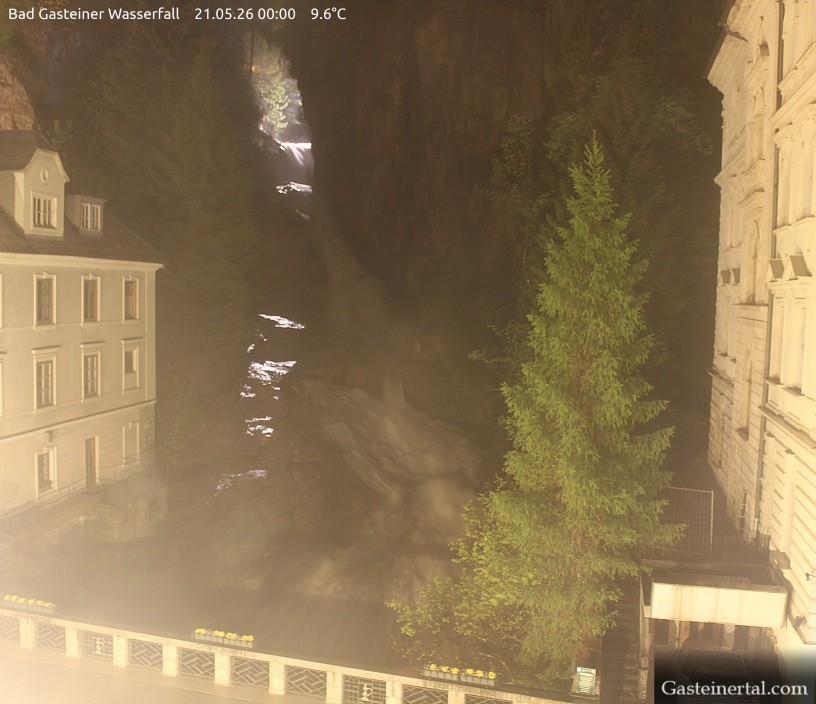 Archived image Webcam Waterfall in Bad Gastein