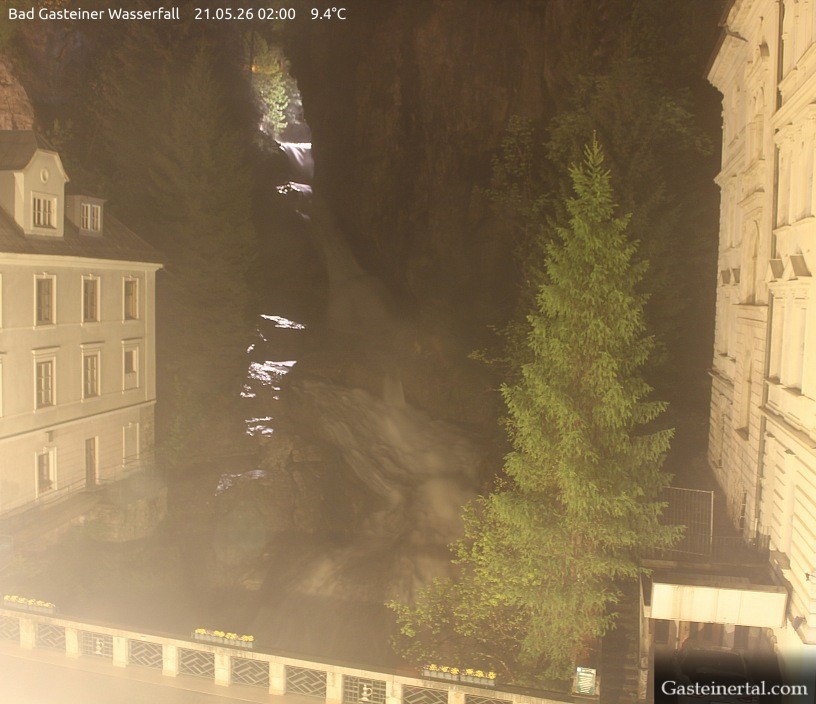 Archived image Webcam Waterfall in Bad Gastein