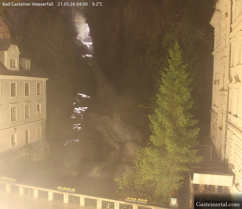 Archived image Webcam Waterfall in Bad Gastein