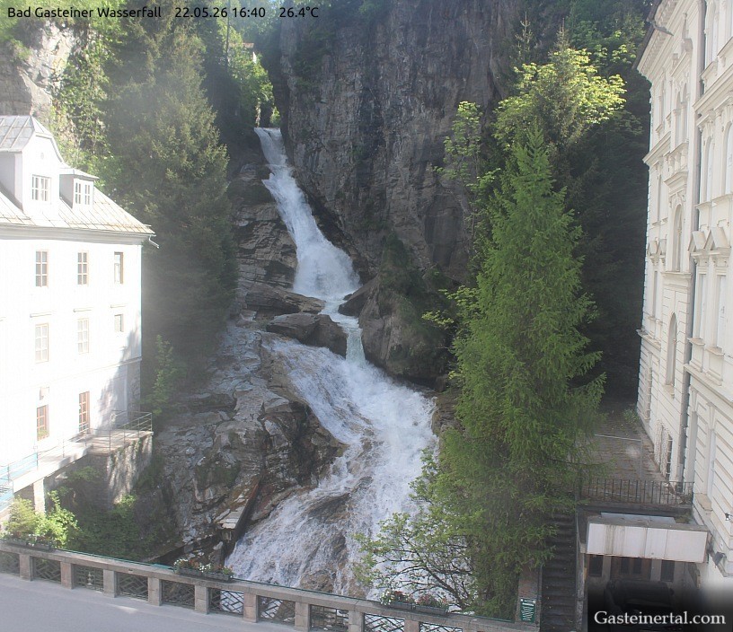 Archiv Foto Webcam Wasserfall in Bad Gastein