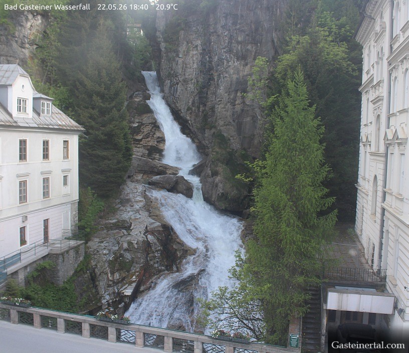 Archiv Foto Webcam Wasserfall in Bad Gastein