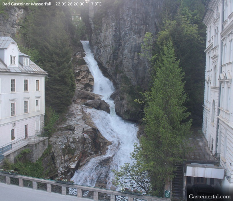 Archiv Foto Webcam Wasserfall in Bad Gastein