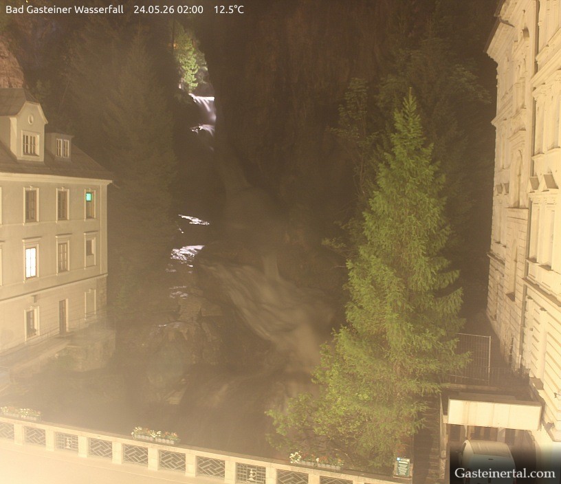 Archived image Webcam Waterfall in Bad Gastein
