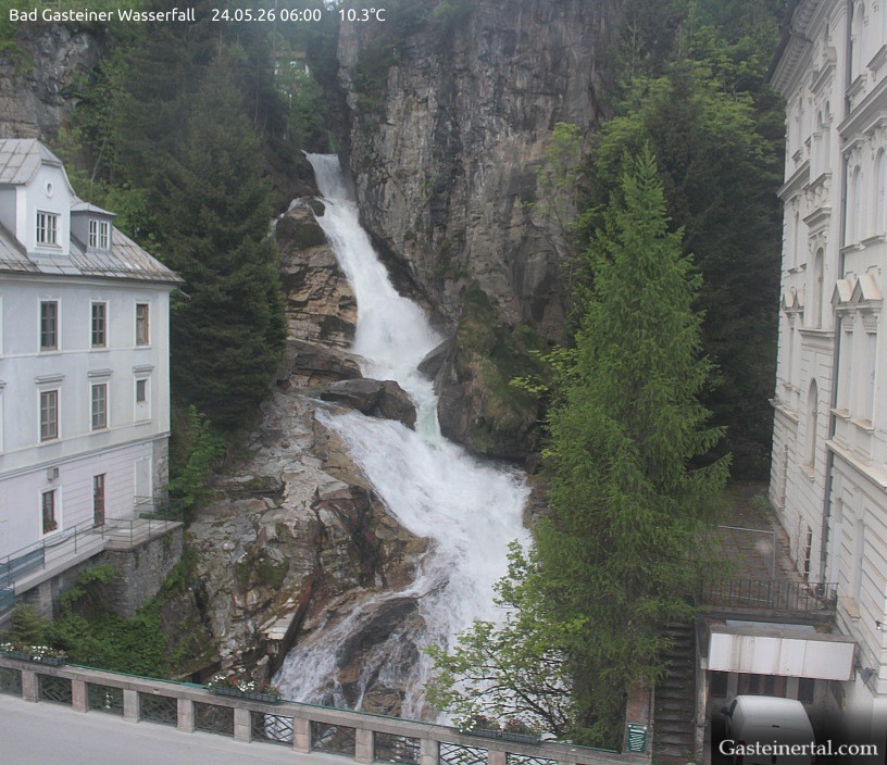 Archived image Webcam Waterfall in Bad Gastein
