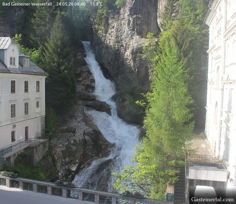 Archived image Webcam Waterfall in Bad Gastein