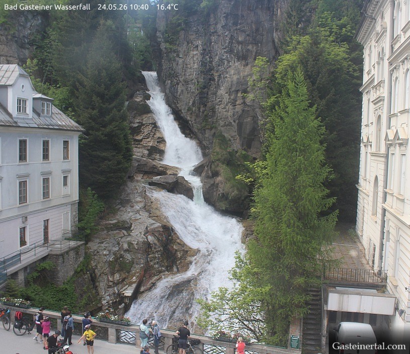 Archived image Webcam Waterfall in Bad Gastein