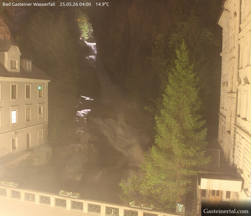 Archiv Foto Webcam Wasserfall in Bad Gastein