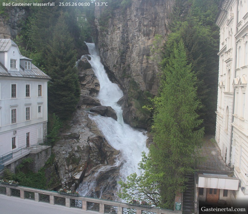 Archiv Foto Webcam Wasserfall in Bad Gastein