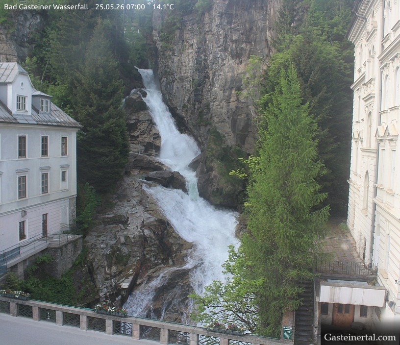 Archiv Foto Webcam Wasserfall in Bad Gastein