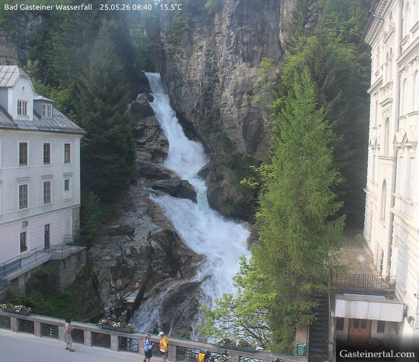 Archiv Foto Webcam Wasserfall in Bad Gastein