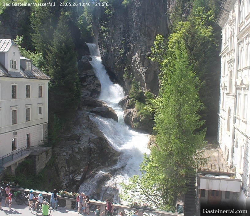 Archiv Foto Webcam Wasserfall in Bad Gastein