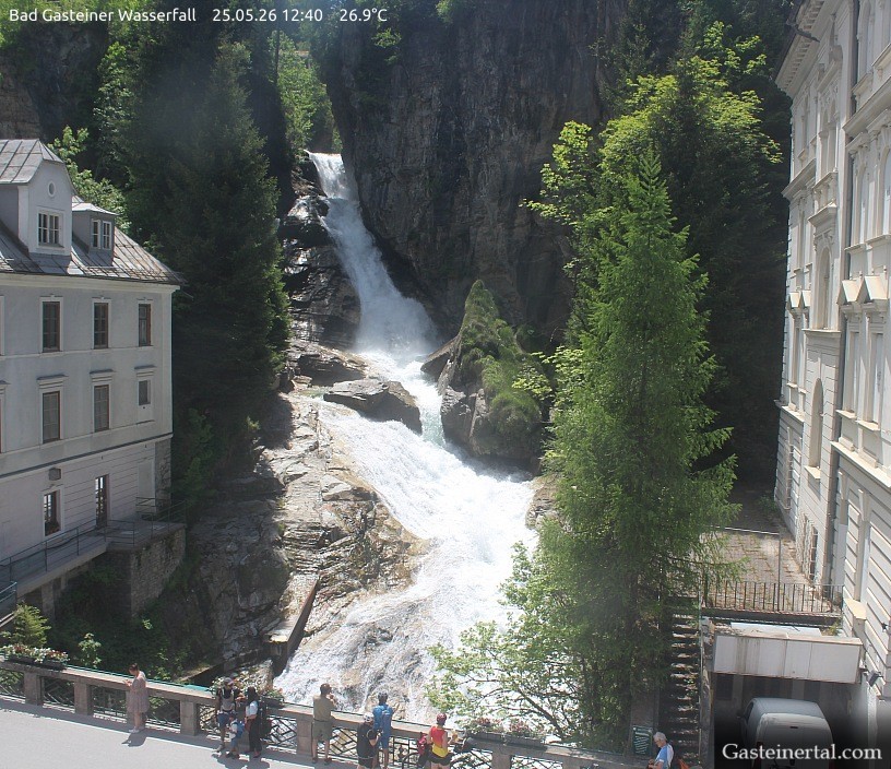 Archiv Foto Webcam Wasserfall in Bad Gastein