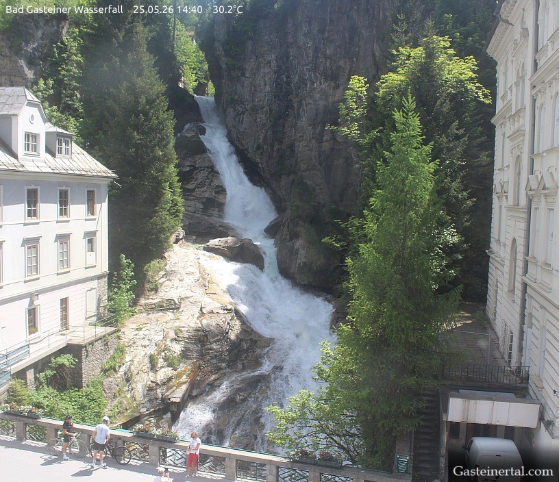 Archiv Foto Webcam Wasserfall in Bad Gastein