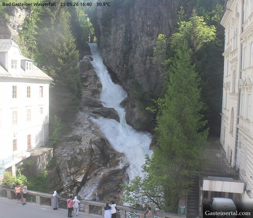 Archiv Foto Webcam Wasserfall in Bad Gastein