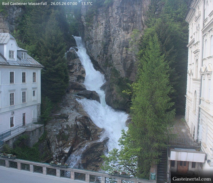 Archiv Foto Webcam Wasserfall in Bad Gastein