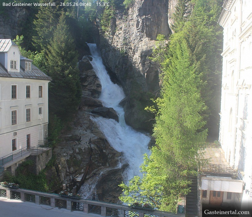 Archiv Foto Webcam Wasserfall in Bad Gastein