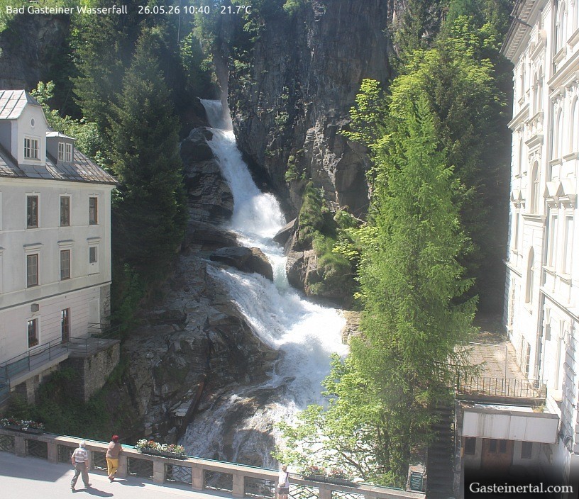Archiv Foto Webcam Wasserfall in Bad Gastein