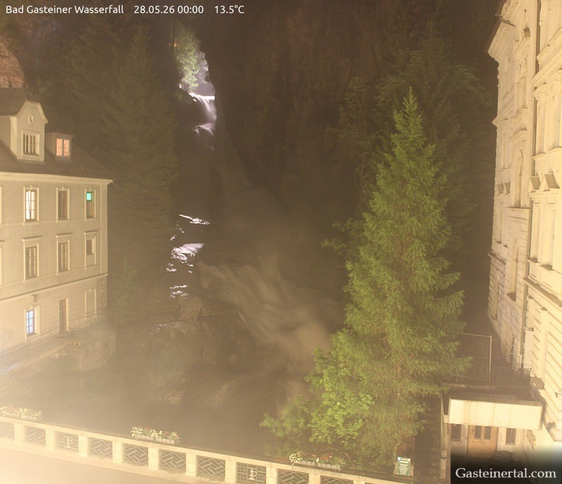 Archived image Webcam Waterfall in Bad Gastein