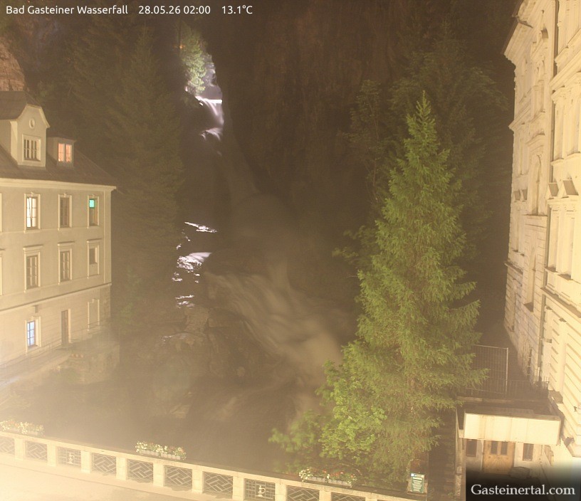 Archived image Webcam Waterfall in Bad Gastein