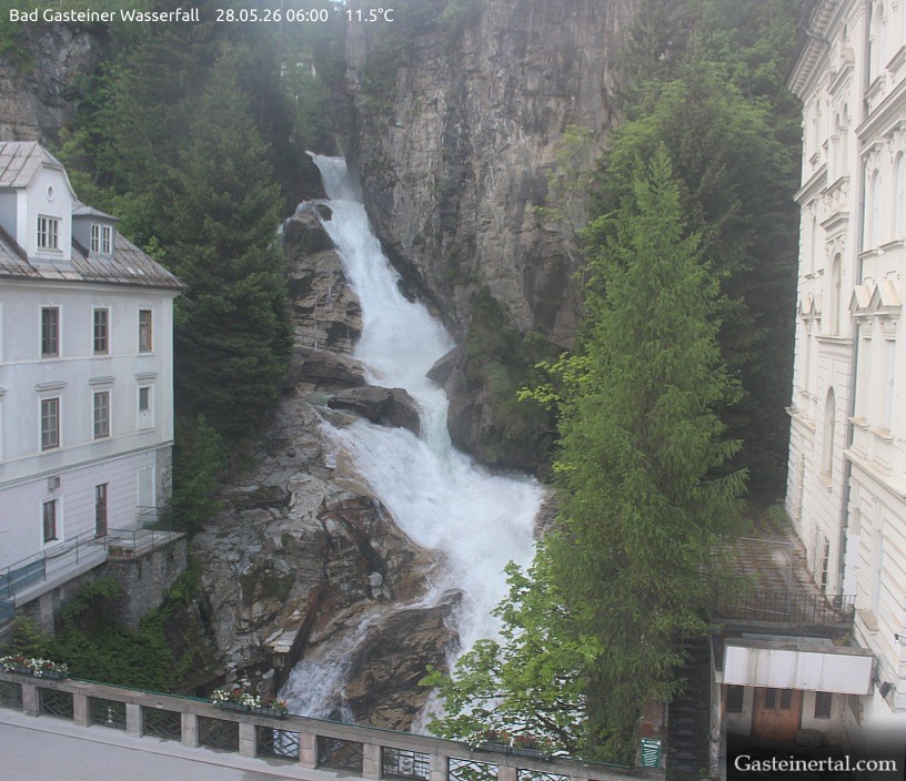 Archiv Foto Webcam Wasserfall in Bad Gastein