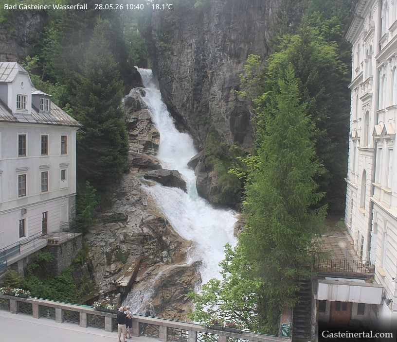 Archiv Foto Webcam Wasserfall in Bad Gastein
