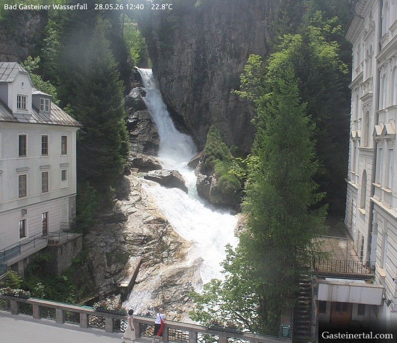 Archiv Foto Webcam Wasserfall in Bad Gastein