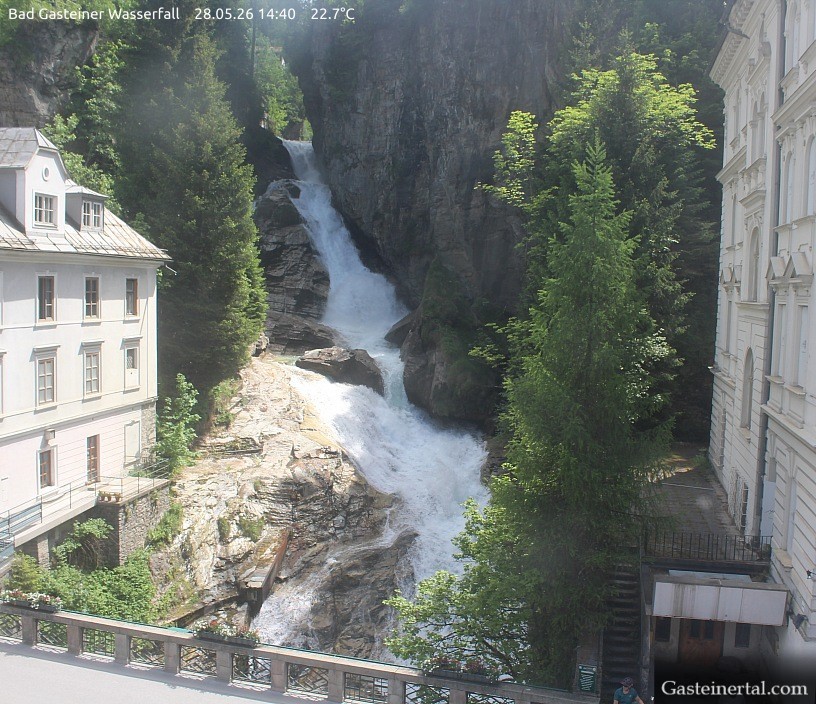 Archiv Foto Webcam Wasserfall in Bad Gastein