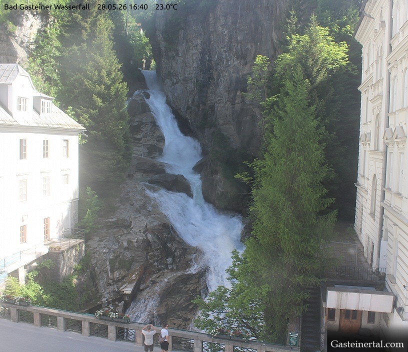 Archiv Foto Webcam Wasserfall in Bad Gastein