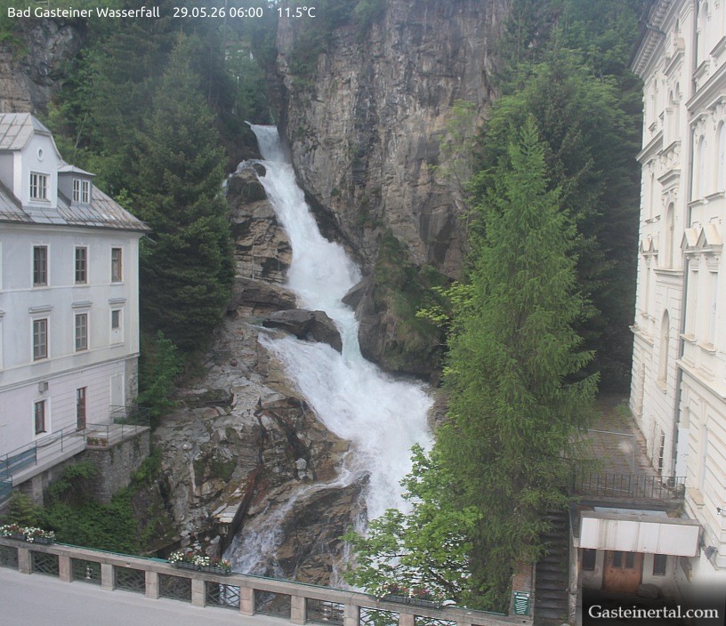 Archiv Foto Webcam Wasserfall in Bad Gastein