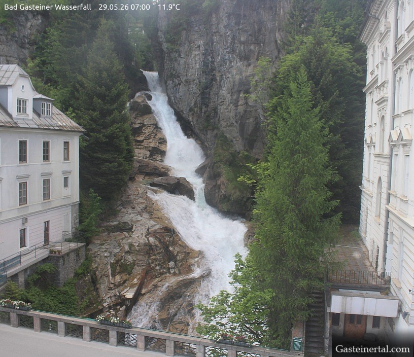 Archiv Foto Webcam Wasserfall in Bad Gastein