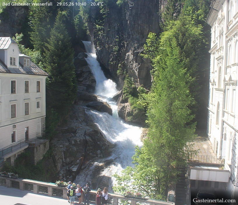 Archiv Foto Webcam Wasserfall in Bad Gastein